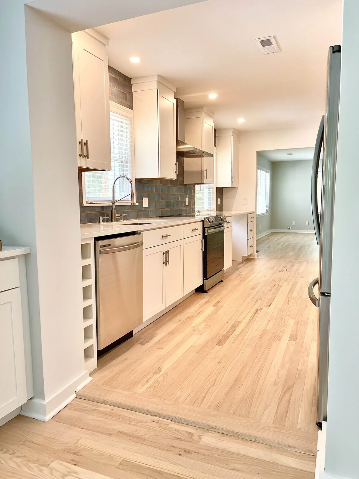 Completed kitchen remodel by NDO Construction, Charleston SC