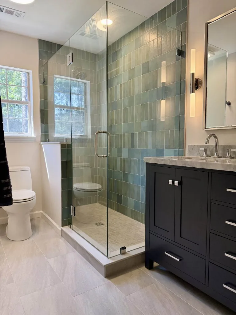 Bathroom renovation by NDO Construction, Charleston SC