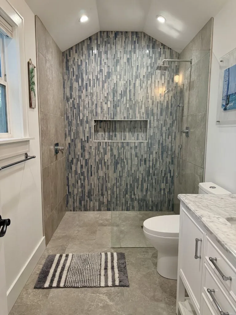 Recently completed remodel by NDO Construction, Charleston SC